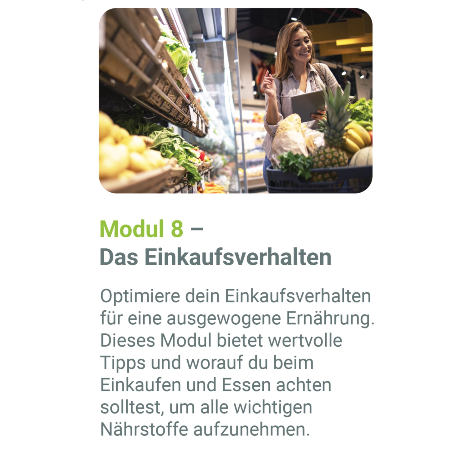 ErnährungsBASICS Onlinekurs – Zertifizierter 8-Wochen Präventionskurs (Krankenkassen-Erstattung)
